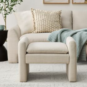 Emerson Ottoman, Cream