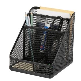 Black Mesh Medium Desktop Organizer